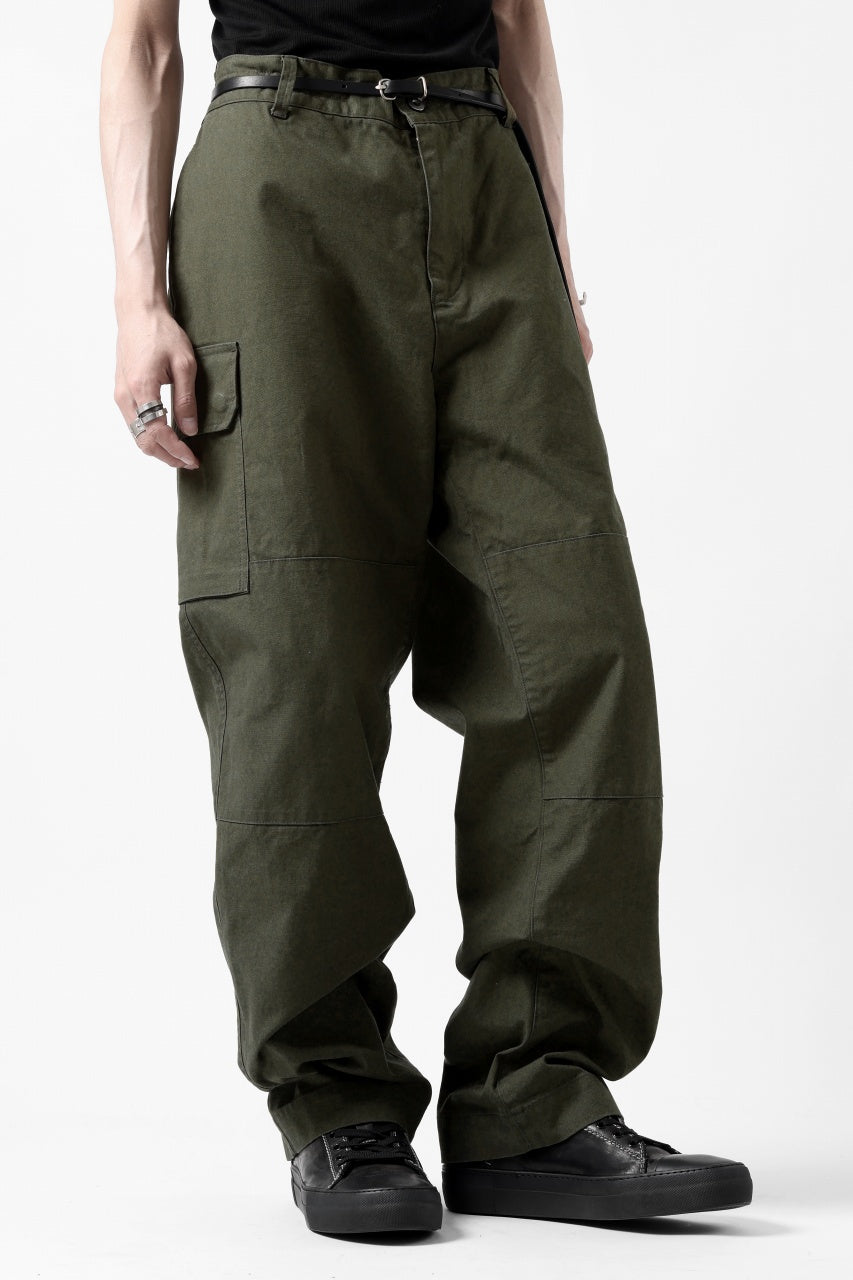 画像をギャラリービューアに読み込む, N/07 MILITARY TROUSERS M47 / LIGHT-WEIGHT DUCK (OLIVE)