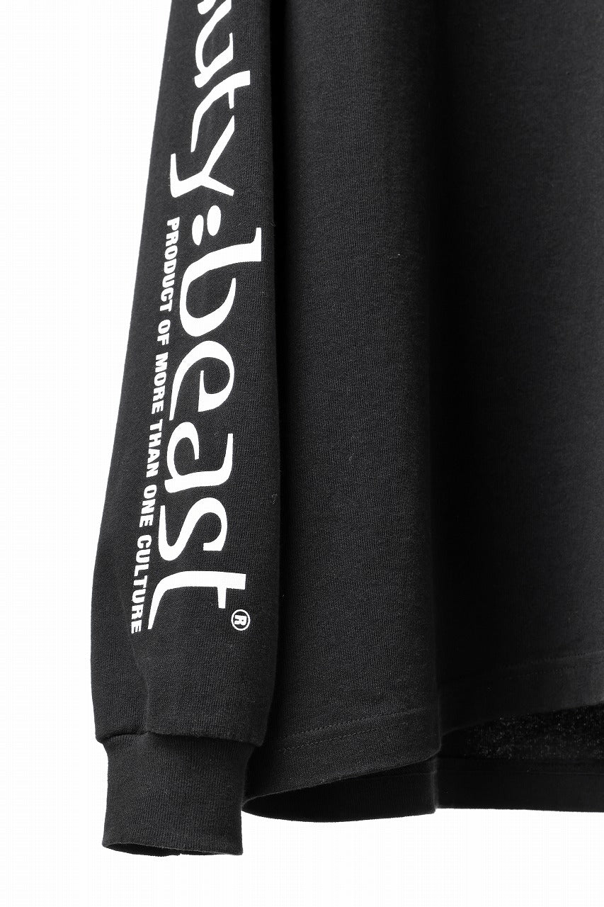 画像をギャラリービューアに読み込む, beauty : beast x 20471120 COLLABORATION L/S TEE _1 (BLACK)