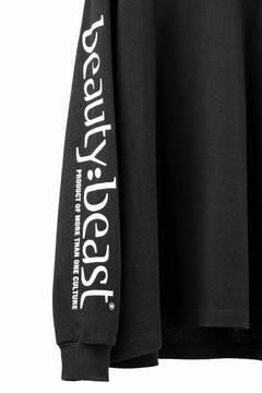 画像をギャラリービューアに読み込む, beauty : beast x 20471120 COLLABORATION L/S TEE _1 (BLACK)