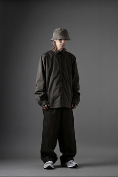 画像をギャラリービューアに読み込む, Ten c PADDED SHIRT / PIECE DYED COTTON/NYLON POPLIN (DARK GREEN)