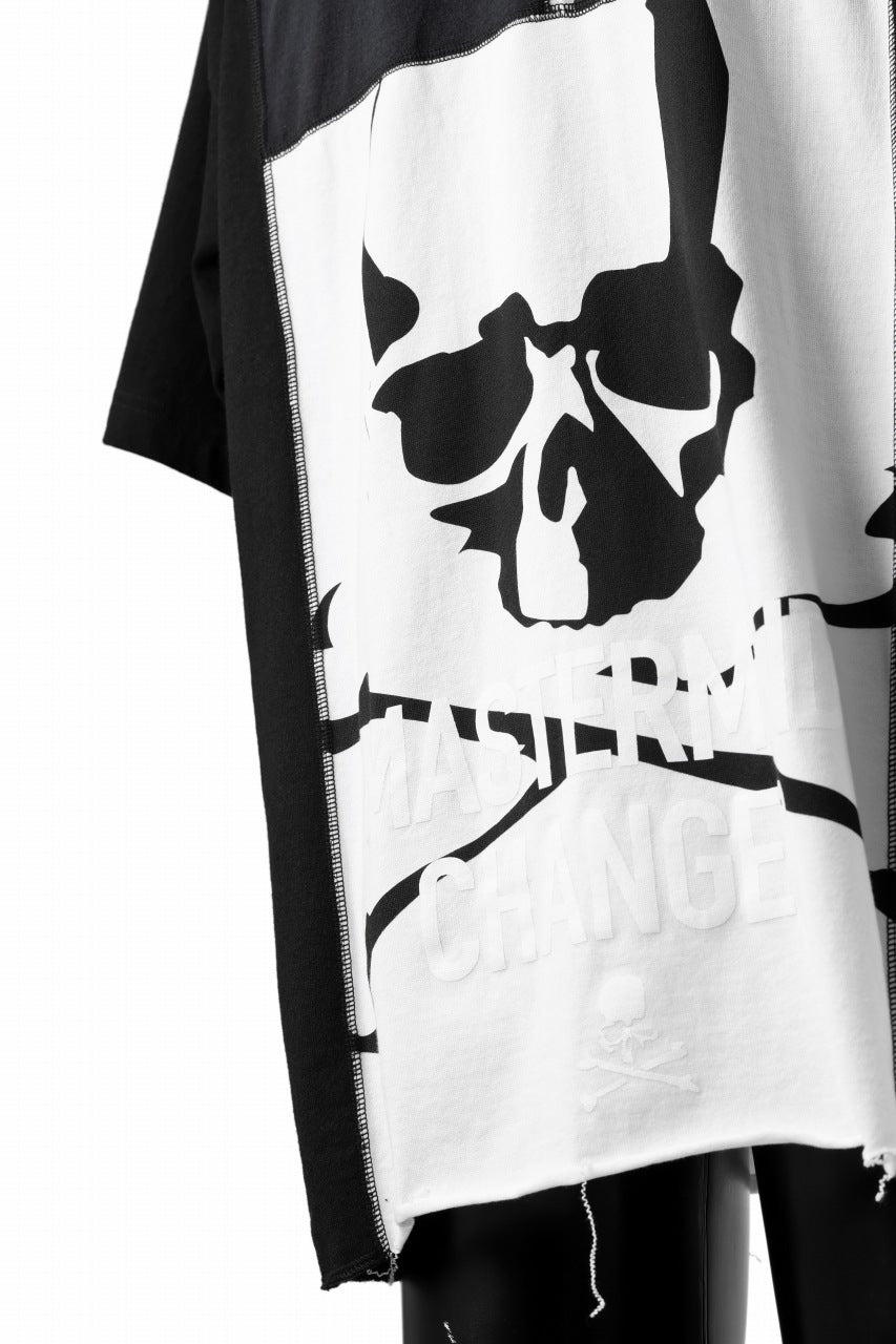 Load image into Gallery viewer, mastermind JAPAN x CHANGES exclusive ReBUILD T-SHIRT / CH-BODY (BLACK #35)
