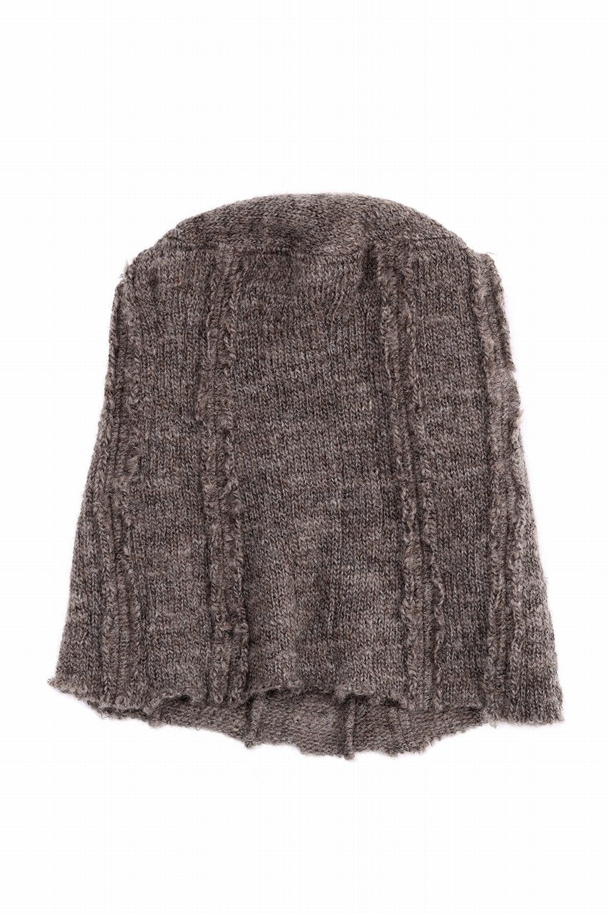 画像をギャラリービューアに読み込む, KLASICA CONEY DESERT WATCH CAP / URUGAY SLAB YARN NON MULESING WOOL (MOCHA)