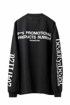 画像をギャラリービューアに読み込む, beauty : beast x 20471120 COLLABORATION L/S TEE _1 (BLACK)