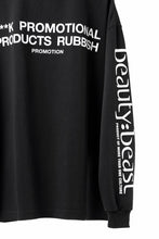 画像をギャラリービューアに読み込む, beauty : beast x 20471120 COLLABORATION L/S TEE _1 (BLACK)