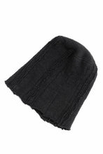 画像をギャラリービューアに読み込む, KLASICA CONEY DESERT WATCH CAP / URUGAY SLAB YARN NON MULESING WOOL (BLACK)