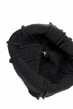 画像をギャラリービューアに読み込む, KLASICA CONEY DESERT WATCH CAP / URUGAY SLAB YARN NON MULESING WOOL (BLACK)