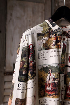 画像をギャラリービューアに読み込む, Aleksandr Manamis exclusive BIRD CHILDREN SHORT COLLAR REGULAR SHIRT (L'ALPHABET)