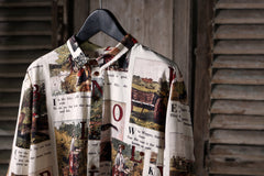 画像をギャラリービューアに読み込む, Aleksandr Manamis exclusive BIRD CHILDREN SHORT COLLAR REGULAR SHIRT (L'ALPHABET)