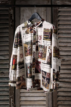 画像をギャラリービューアに読み込む, Aleksandr Manamis exclusive BIRD CHILDREN SHORT COLLAR REGULAR SHIRT (L'ALPHABET)
