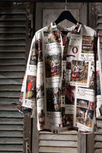 画像をギャラリービューアに読み込む, Aleksandr Manamis exclusive BIRD CHILDREN SHORT COLLAR REGULAR SHIRT (L'ALPHABET)