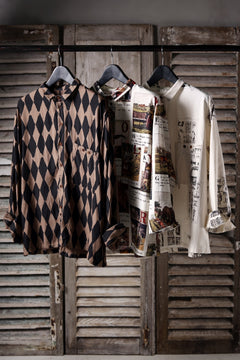 画像をギャラリービューアに読み込む, Aleksandr Manamis exclusive BIRD CHILDREN SHORT COLLAR REGULAR SHIRT (L'ALPHABET)