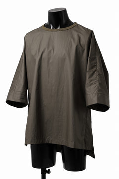 Load image into Gallery viewer, sus-sous atelier T / Lance 80/- cotton typewriter (OLIVE GREEN)