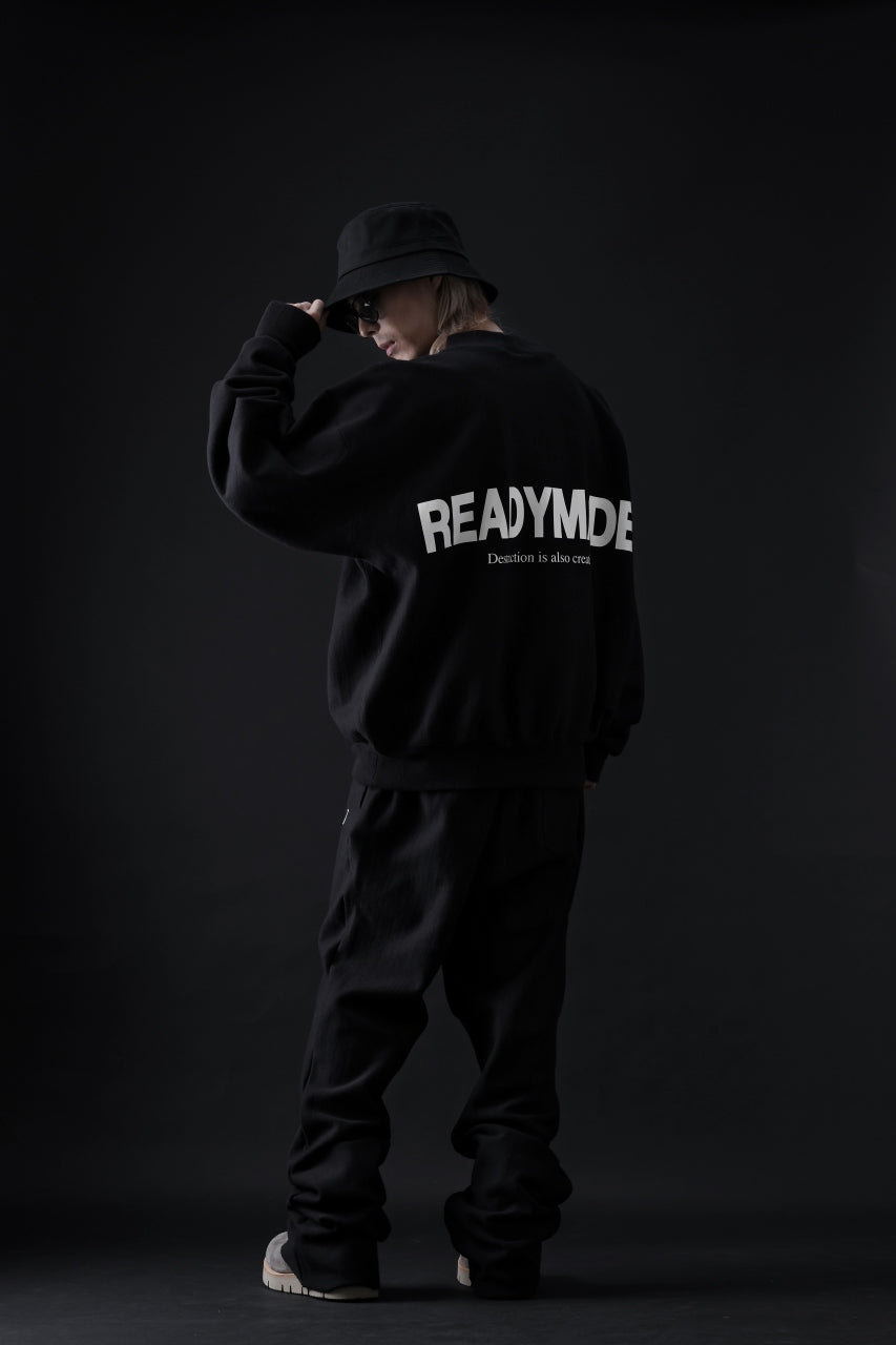 画像をギャラリービューアに読み込む, READYMADE MOCK NECK SWEAT SHIRT (BLACK)