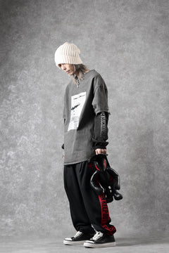 画像をギャラリービューアに読み込む, beauty : beast x CVTVLIST KEEP OUT TRACK PANTS (BLACK)