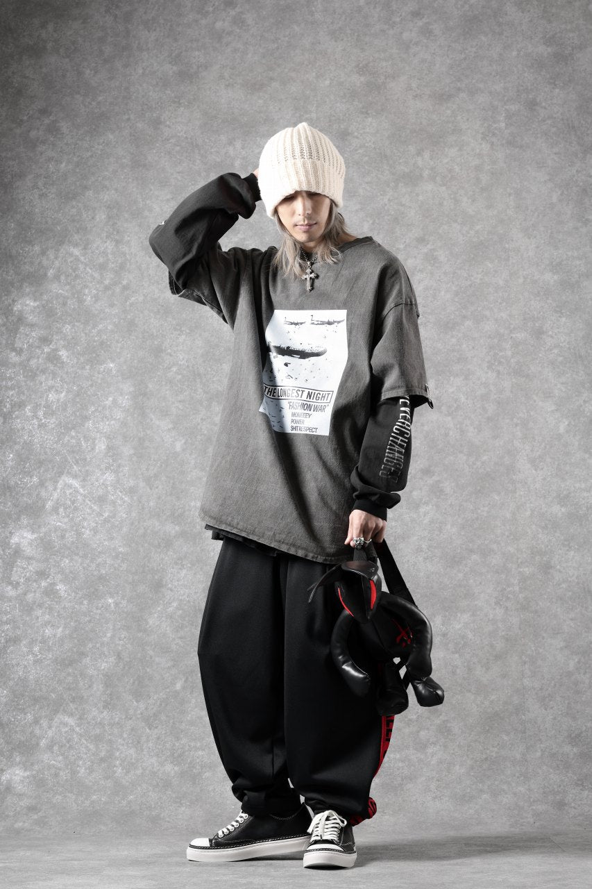画像をギャラリービューアに読み込む, beauty : beast x CVTVLIST KEEP OUT TRACK PANTS (BLACK)