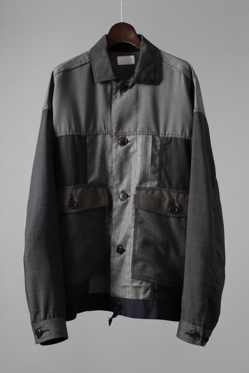 画像をギャラリービューアに読み込む, CHANGES REMAKE WOOL WORKER BLOUSON (MULTI)