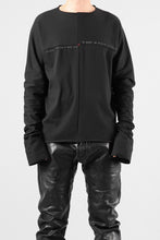 Load image into Gallery viewer, m.a+ written one piece long sleeve t-shirt / T211D/W/JM11 (BLACK)