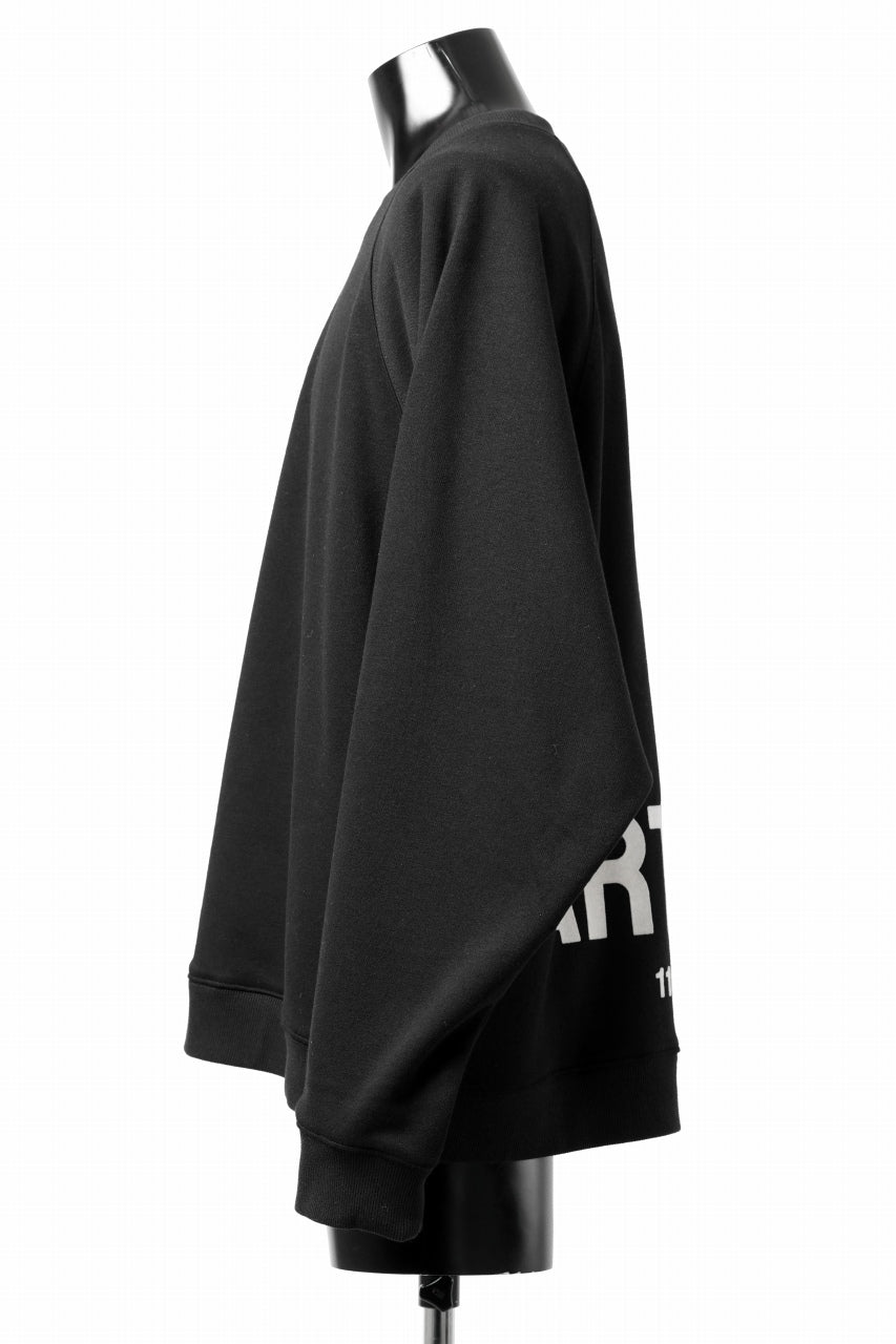 画像をギャラリービューアに読み込む, A.F ARTEFACT BOMBERHEAT® BACK LOGO DOLMAN TOPS (BLACK)