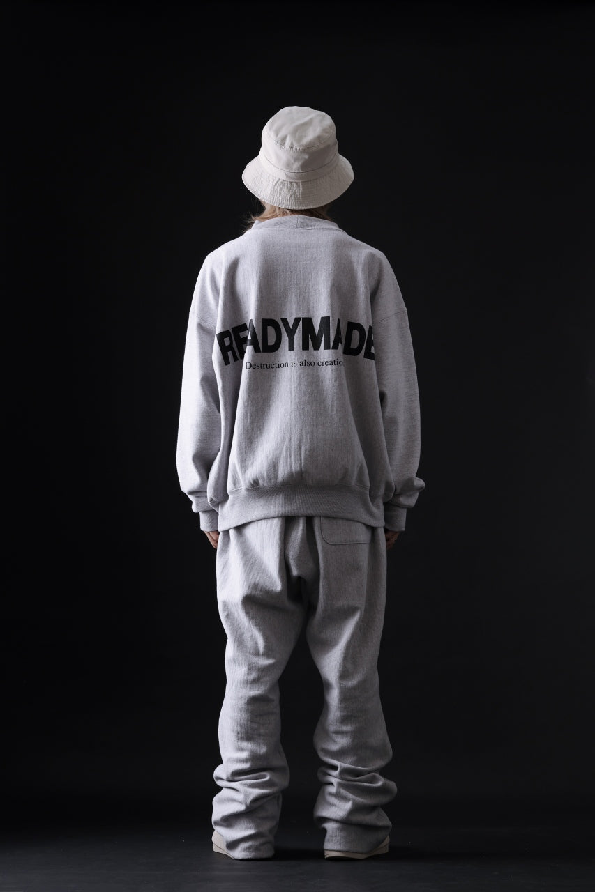 画像をギャラリービューアに読み込む, READYMADE MOCK NECK SWEAT SHIRT (GRAY)