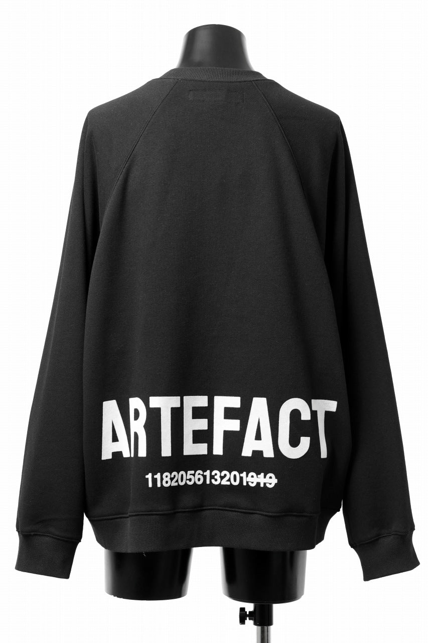 画像をギャラリービューアに読み込む, A.F ARTEFACT BOMBERHEAT® BACK LOGO DOLMAN TOPS (BLACK)