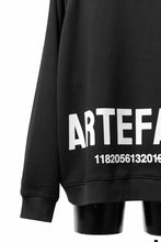 画像をギャラリービューアに読み込む, A.F ARTEFACT BOMBERHEAT® BACK LOGO DOLMAN TOPS (BLACK)