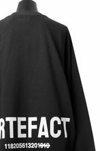 画像をギャラリービューアに読み込む, A.F ARTEFACT BOMBERHEAT® BACK LOGO DOLMAN TOPS (BLACK)