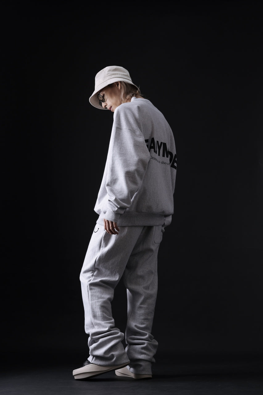 画像をギャラリービューアに読み込む, READYMADE MOCK NECK SWEAT SHIRT (GRAY)