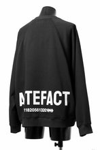 画像をギャラリービューアに読み込む, A.F ARTEFACT BOMBERHEAT® BACK LOGO DOLMAN TOPS (BLACK)