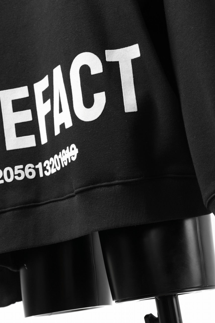 画像をギャラリービューアに読み込む, A.F ARTEFACT BOMBERHEAT® BACK LOGO DOLMAN TOPS (BLACK)