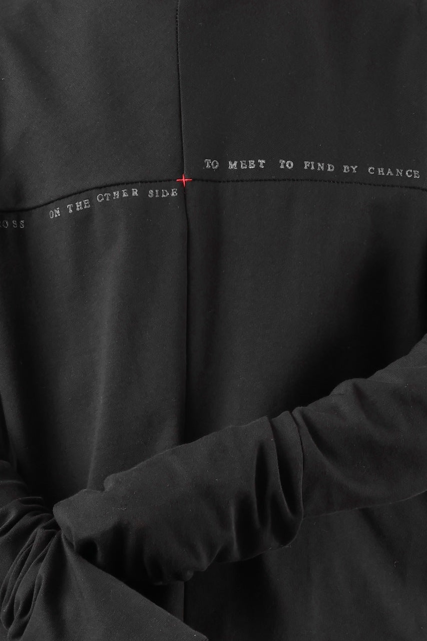 Load image into Gallery viewer, m.a+ written one piece long sleeve t-shirt / T211D/W/JM11 (BLACK)