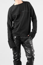 Load image into Gallery viewer, m.a+ written one piece long sleeve t-shirt / T211D/W/JM11 (BLACK)