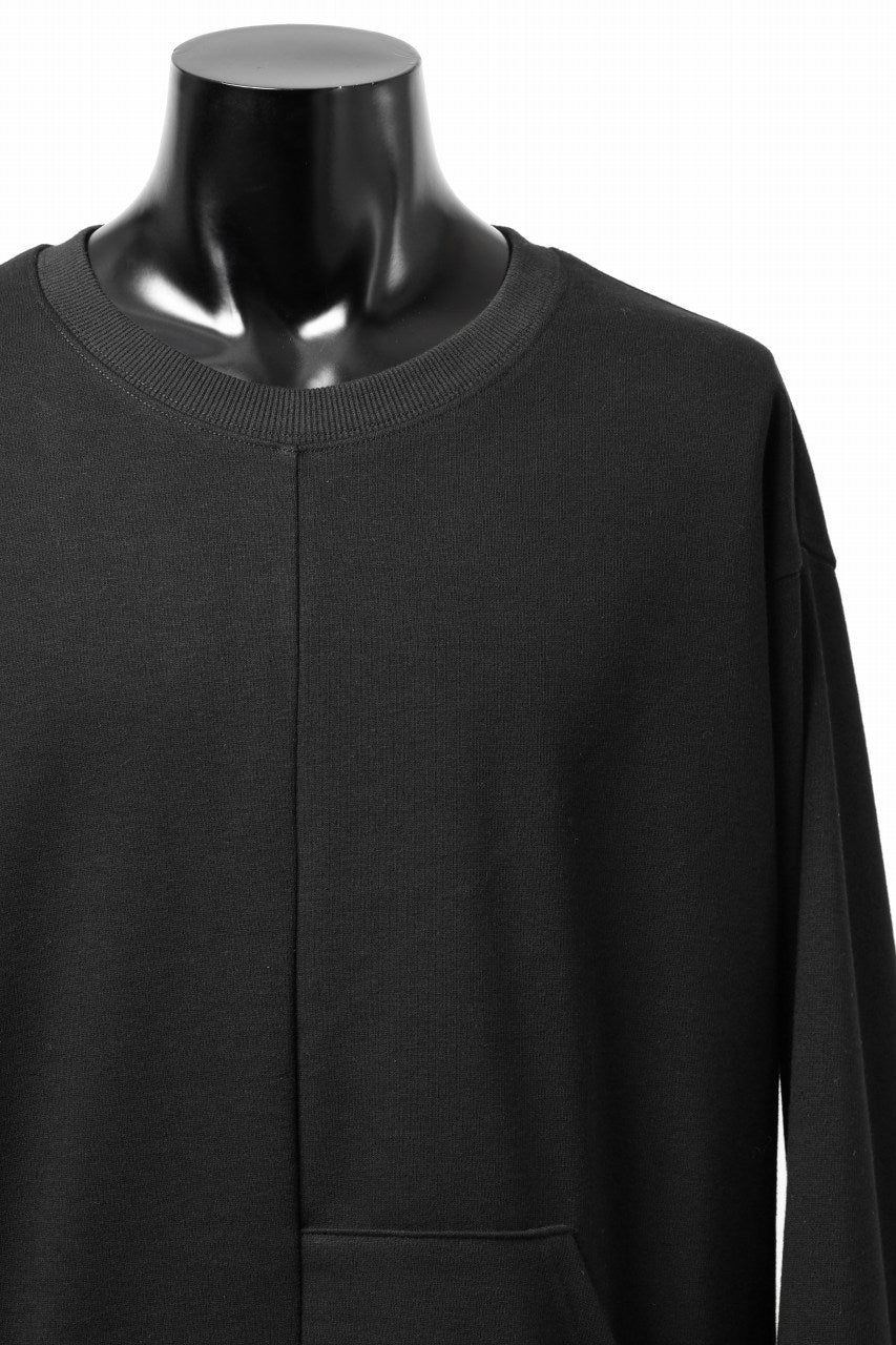 画像をギャラリービューアに読み込む, A.F ARTEFACT BOMBERHEAT® ASYMMETRY LOOP HEM TOPS (BLACK)