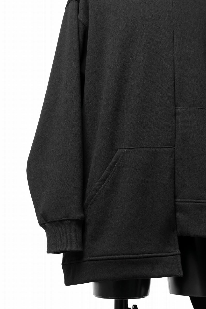 画像をギャラリービューアに読み込む, A.F ARTEFACT BOMBERHEAT® ASYMMETRY LOOP HEM TOPS (BLACK)