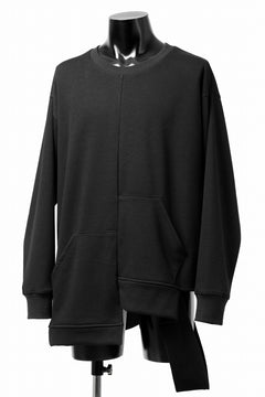 画像をギャラリービューアに読み込む, A.F ARTEFACT BOMBERHEAT® ASYMMETRY LOOP HEM TOPS (BLACK)