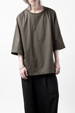 Load image into Gallery viewer, sus-sous atelier T / Lance 80/- cotton typewriter (OLIVE GREEN)