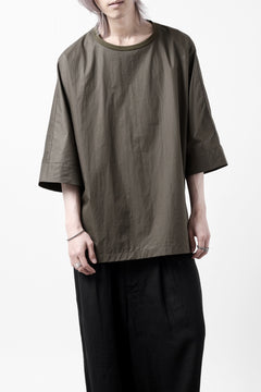 Load image into Gallery viewer, sus-sous atelier T / Lance 80/- cotton typewriter (OLIVE GREEN)