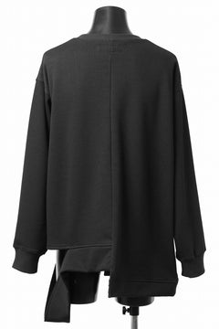 画像をギャラリービューアに読み込む, A.F ARTEFACT BOMBERHEAT® ASYMMETRY LOOP HEM TOPS (BLACK)