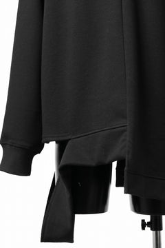 画像をギャラリービューアに読み込む, A.F ARTEFACT BOMBERHEAT® ASYMMETRY LOOP HEM TOPS (BLACK)