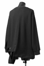 画像をギャラリービューアに読み込む, A.F ARTEFACT BOMBERHEAT® ASYMMETRY LOOP HEM TOPS (BLACK)