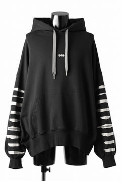 画像をギャラリービューアに読み込む, A.F ARTEFACT JUMBO SWEAT HOODIE / PRINT TYPE-B (BLACK)