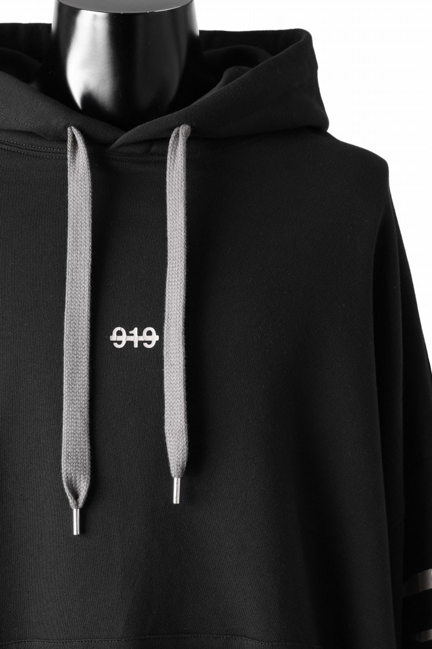画像をギャラリービューアに読み込む, A.F ARTEFACT JUMBO SWEAT HOODIE / PRINT TYPE-B (BLACK)
