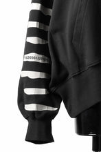 画像をギャラリービューアに読み込む, A.F ARTEFACT JUMBO SWEAT HOODIE / PRINT TYPE-B (BLACK)