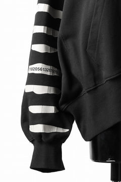 画像をギャラリービューアに読み込む, A.F ARTEFACT JUMBO SWEAT HOODIE / PRINT TYPE-B (BLACK)