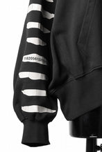 画像をギャラリービューアに読み込む, A.F ARTEFACT JUMBO SWEAT HOODIE / PRINT TYPE-B (BLACK)