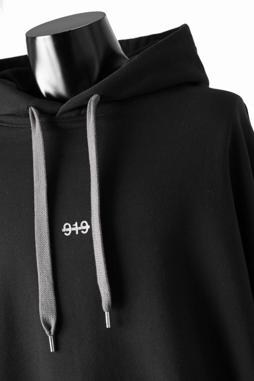 画像をギャラリービューアに読み込む, A.F ARTEFACT JUMBO SWEAT HOODIE / PRINT TYPE-B (BLACK)