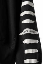 画像をギャラリービューアに読み込む, A.F ARTEFACT JUMBO SWEAT HOODIE / PRINT TYPE-B (BLACK)