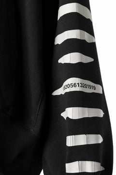 画像をギャラリービューアに読み込む, A.F ARTEFACT JUMBO SWEAT HOODIE / PRINT TYPE-B (BLACK)