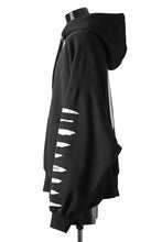 画像をギャラリービューアに読み込む, A.F ARTEFACT JUMBO SWEAT HOODIE / PRINT TYPE-B (BLACK)