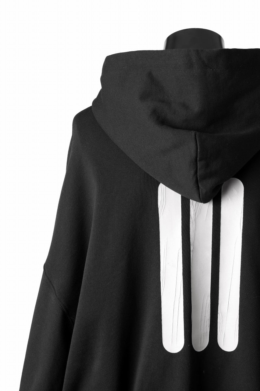 画像をギャラリービューアに読み込む, A.F ARTEFACT JUMBO SWEAT HOODIE / PRINT TYPE-B (BLACK)