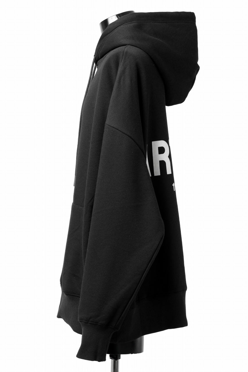 画像をギャラリービューアに読み込む, A.F ARTEFACT BOMBERHEAT® BACK LOGO HOODIE (BLACK)